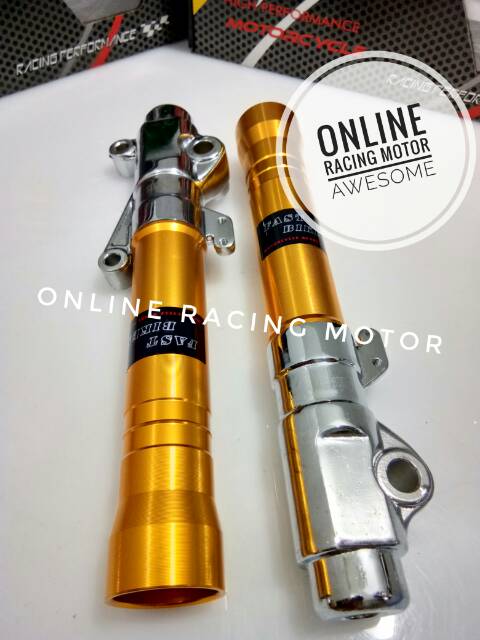 Shock depan tabung chrome fastbikes beat vario150 125 scoopy vario Mio Fino X-Ride Mio sporty xeon