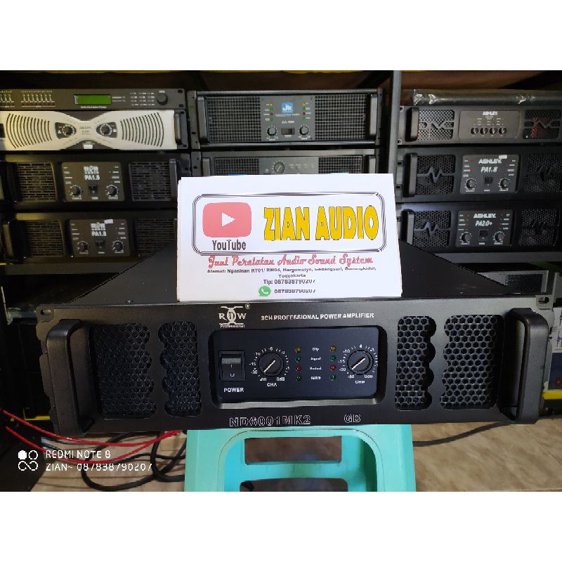 Power Amplifier RDW ND6001MK2 Original(zian audio)