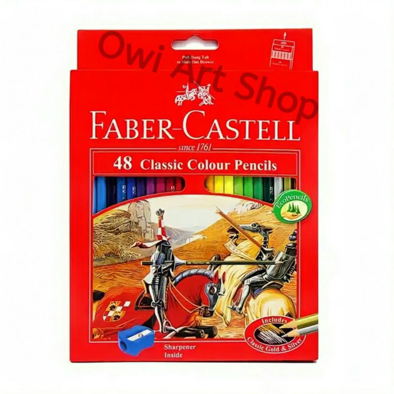 

Pensil Warna Faber Castell Classic 48 Warna - Pensil Menggambar - Pensil Lukis Warna