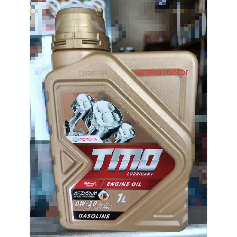 OLI MESIN TOYOTA TMO 0W/20,OLI TOYOTA GOLD SAE 0/20,OLI TOYOTA GOLD 1LITER,OLI TOYOTA 0/20.