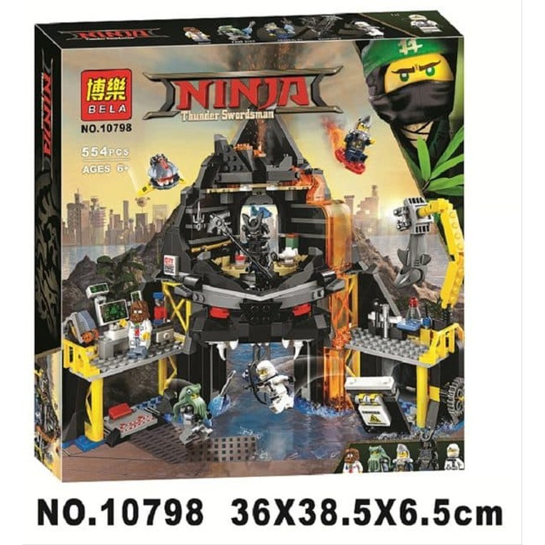 BS-132 Gamma volcano nest Ninjago - Bela 10798