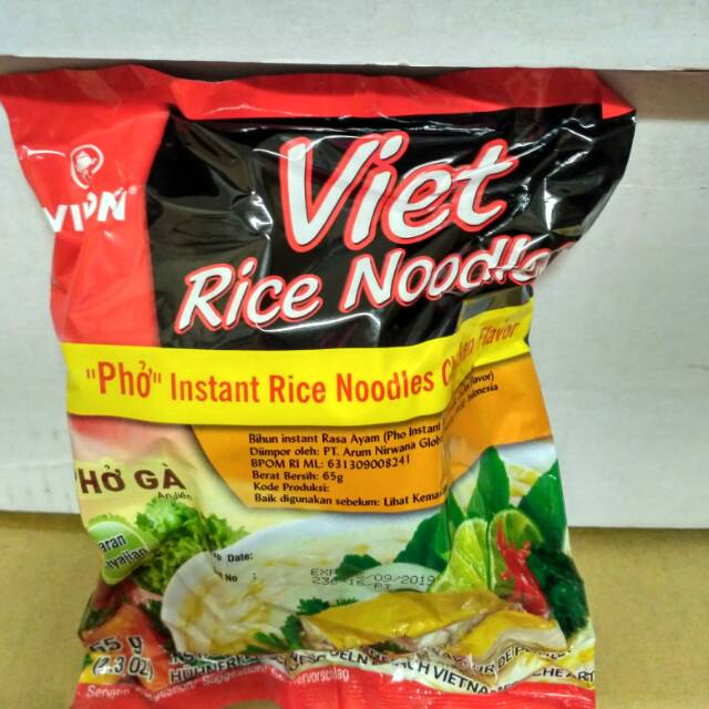 Vifon Viet Pho Rice Noodles Chicken Flavor - Bihun Pho Vietnam Rasa Ayam