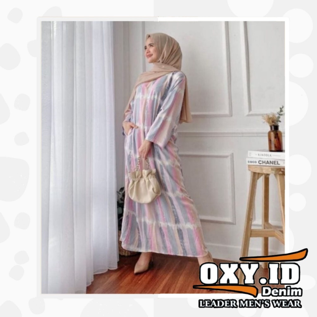 Daster Rayon Halus Orina Lengan Panjang Busui LD120