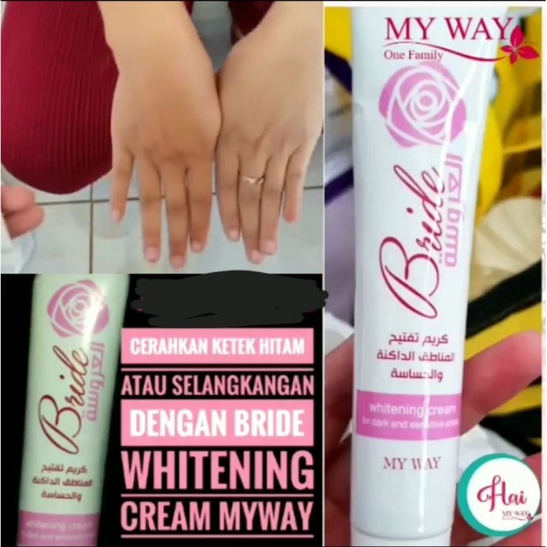 My Way Pretty Bride Whitening cream asli mesir