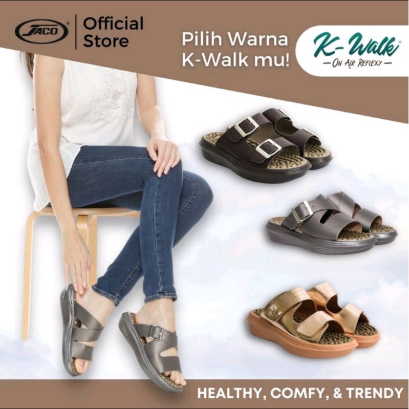sandal kesehatan k-walk asli Jaco original dari toko Jaco tv shopping langsung