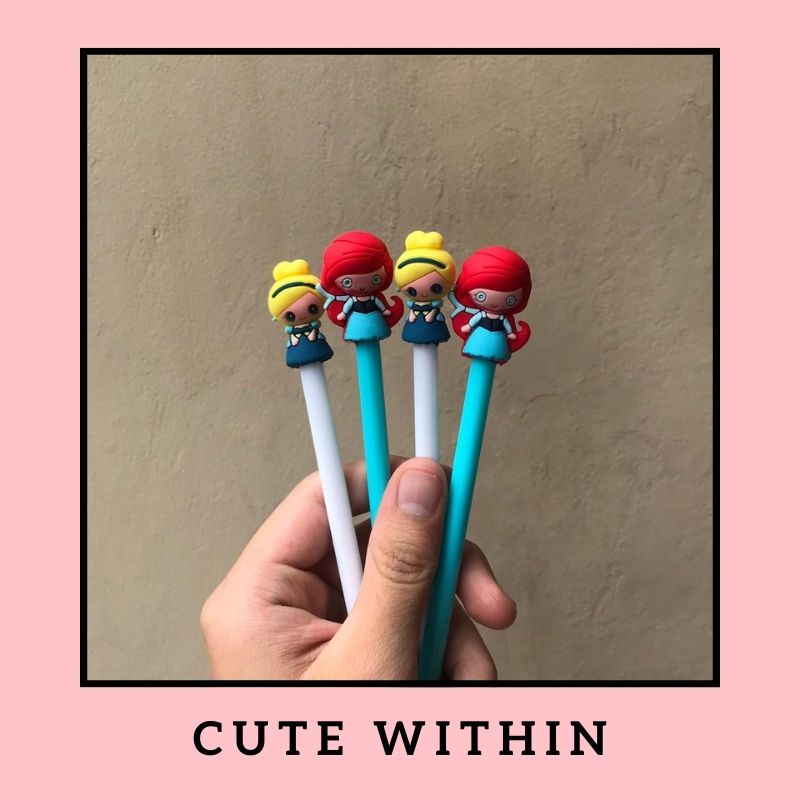 

PULPEN GEL PRINCESS LUCU UNIK HADIAH PEN PENA BOLPOIN CUTE WARNA WARNI KPOP TEBAL BAGUS AWET MURAH TAHAN LAMA