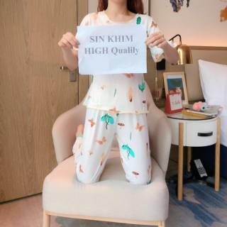 Baju tidur wanita set CP kaos spandek import All size Baju tidur wanita set CP kaos spandek import All size