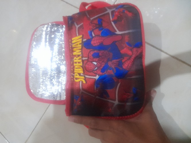 Tas Lunchbox Lunchbag Selempang Bekal Makan Anak Anak Aluminium Foil