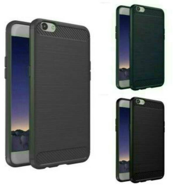 Soft case Oppo F3 Case Slim Fit Carbon