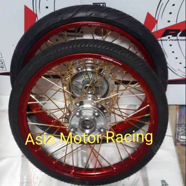 Velg Vixion New -Vixion Old-Vixion Nvl -Nva Paket Plus Ban Siap Pasang Ring 17 140-140