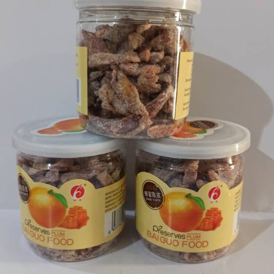

Manisan Kulit Jeruk Madu 180g / Manisan Kulit Jeruk Asam Manis Toples 180g