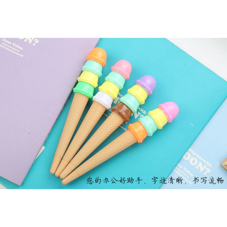

961 Pena Bolpen Pen Stationery Alat Tulis Lucu Unik Pen Model Es Krim