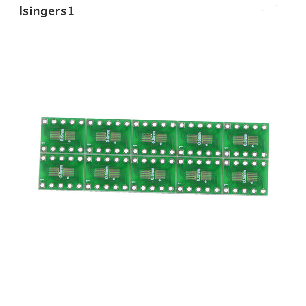 [lsingers1] 10PCS SOT23 SOP10 MSOP10 Umax SOP23 to DIP10 Pinboard PCB Board Convert Boutique