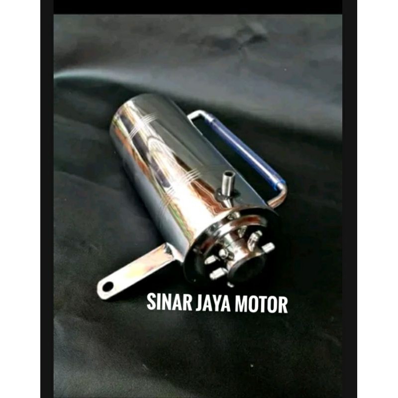 Tabung Botol Oli Samping oslam Kawasaki Ninja R - Ninja Rr - Yamaha Rx king cod - Bahan Stenlis