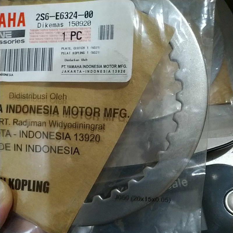 plat gesek plat kopling 2S6-E6324-00 Jupiter MX new, Vixion new YGP ORI 100%