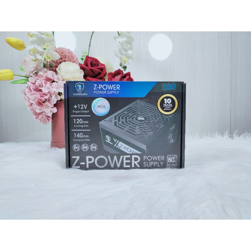 Psu Vurrion Z-Power 500W 80+ New Bergaransi