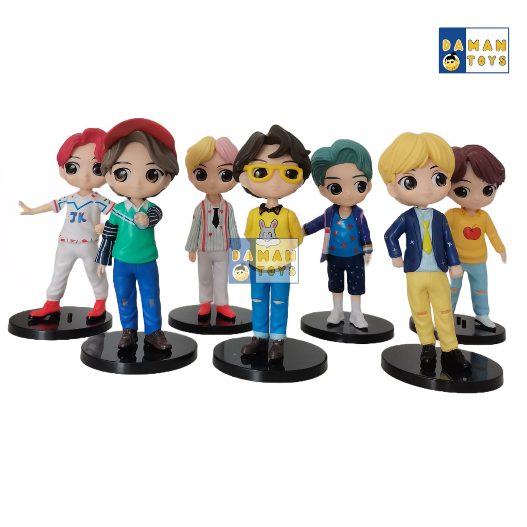 BTS KPOP Stars Figure Jumbo Set 7 Mainan Pajangan Miniatur Hiasan Topper