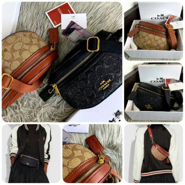 Ready Stock New Arrival COACH Signature BumBag