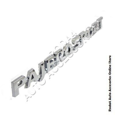 Emblem Logo Mobil Mitubishi Pajero Sport Chrome