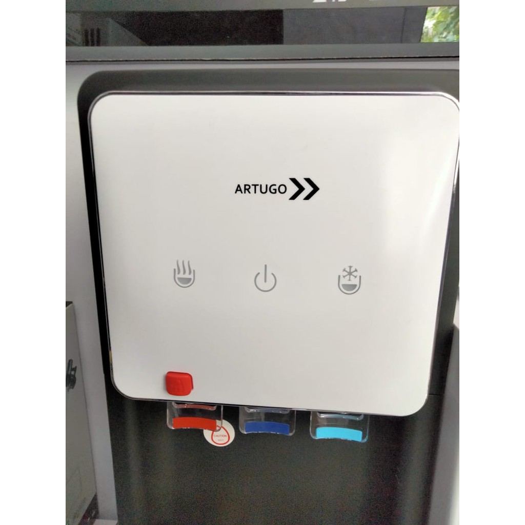 Dispenser Artugo Hot Cool AD 60 Galon Bawah Hitam Magelang Low watt