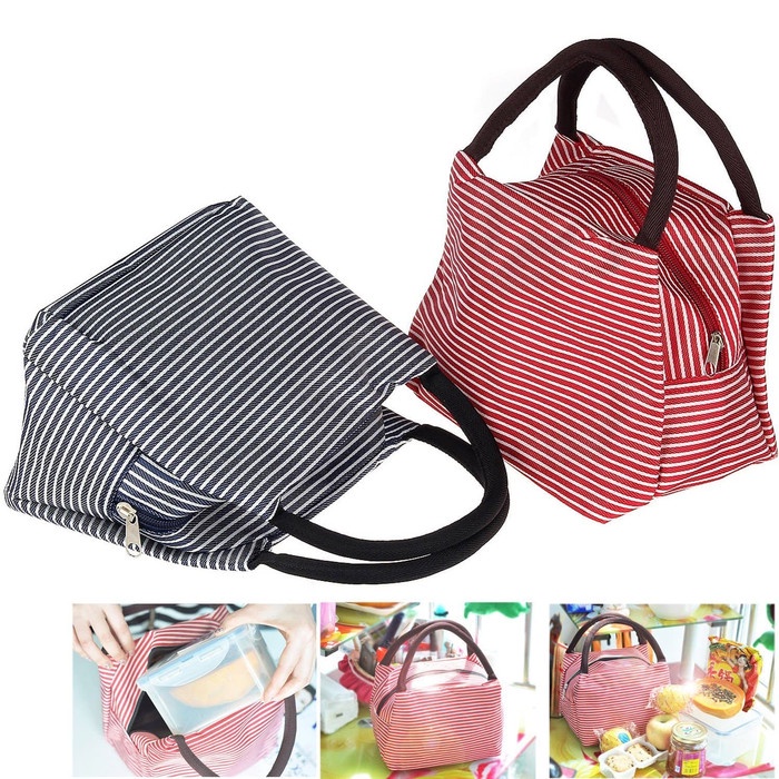 Cooler Bag Asi POLOS Motif - Tahan Panas dan Dingin - Lunch Bag Tahan Panas