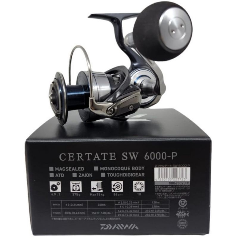 Reel Spinning Daiwa Certate SW 6000-P JDM GARANSI RESMI DAIWA
