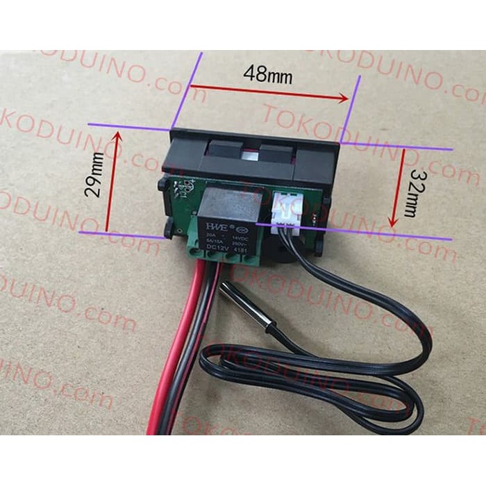 Digital Temperature Thermostat Controller Relay W1209Wk W1209 Led