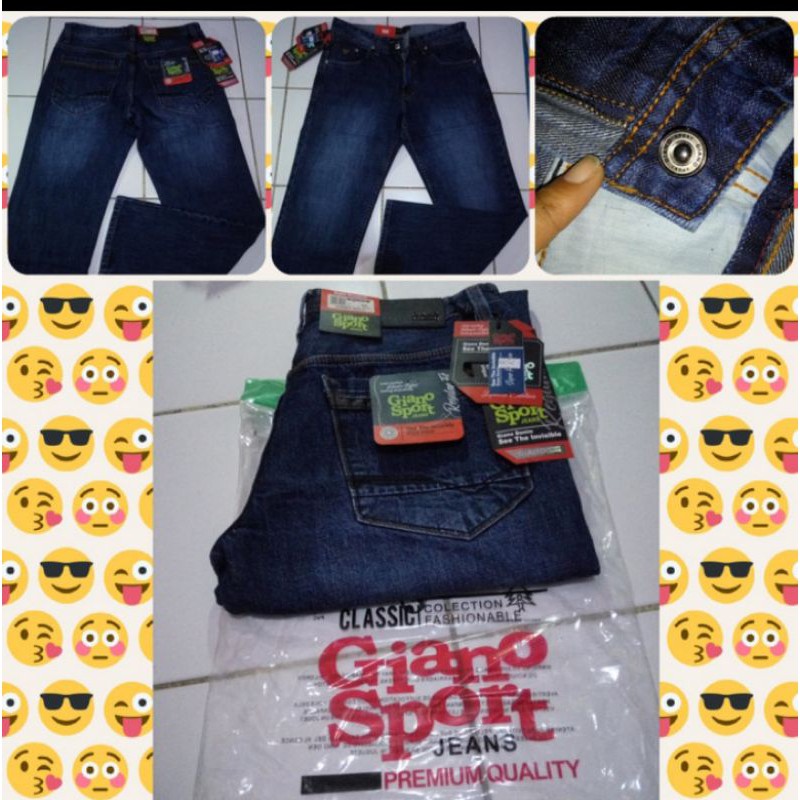 celana jeans pria giano sport reguler bassic