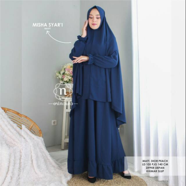 GAMIS SET KHIMAR/GAMIS SYAR'I /ORI Orinawa