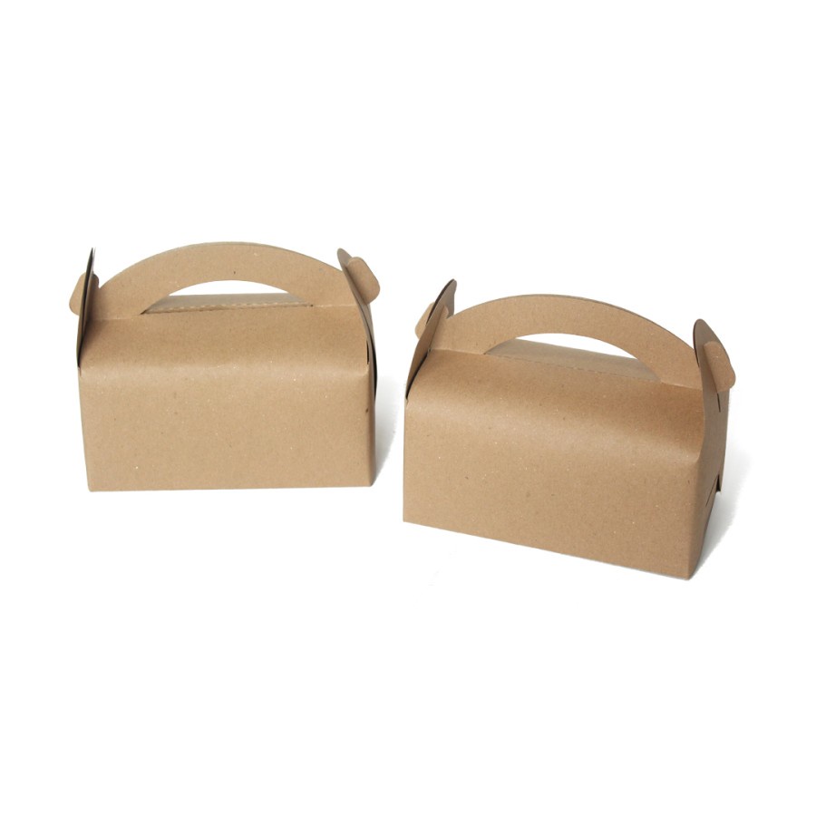 

[HARGA 10PCS] GABLE BOX KRAFT : 16x9x8 cm / snack box / fried chicken box