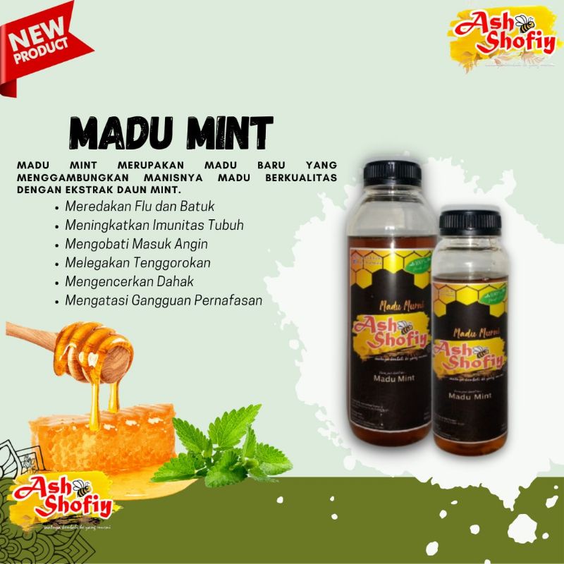 

Madu Ash-Shofiy Mint herbal 600gr