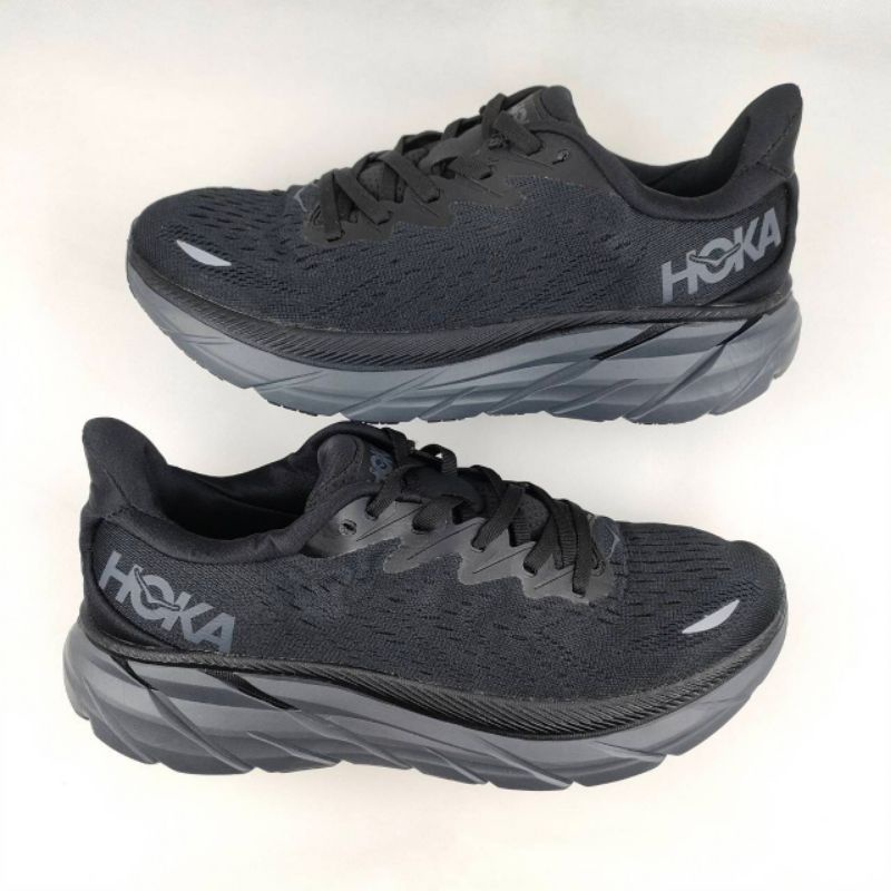 Hoka Clifton 8 Triple Black Premium Original