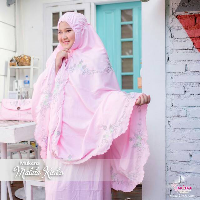 Mukena Malala baby pink KICIKS MUSLIMAH
