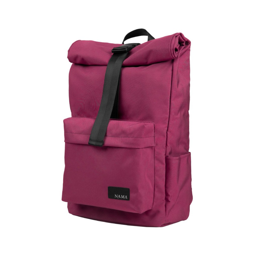 Nama Studios Lite 322 Roll Top Backpack Burgundy Tas Ransel Pria Punggung Wanita