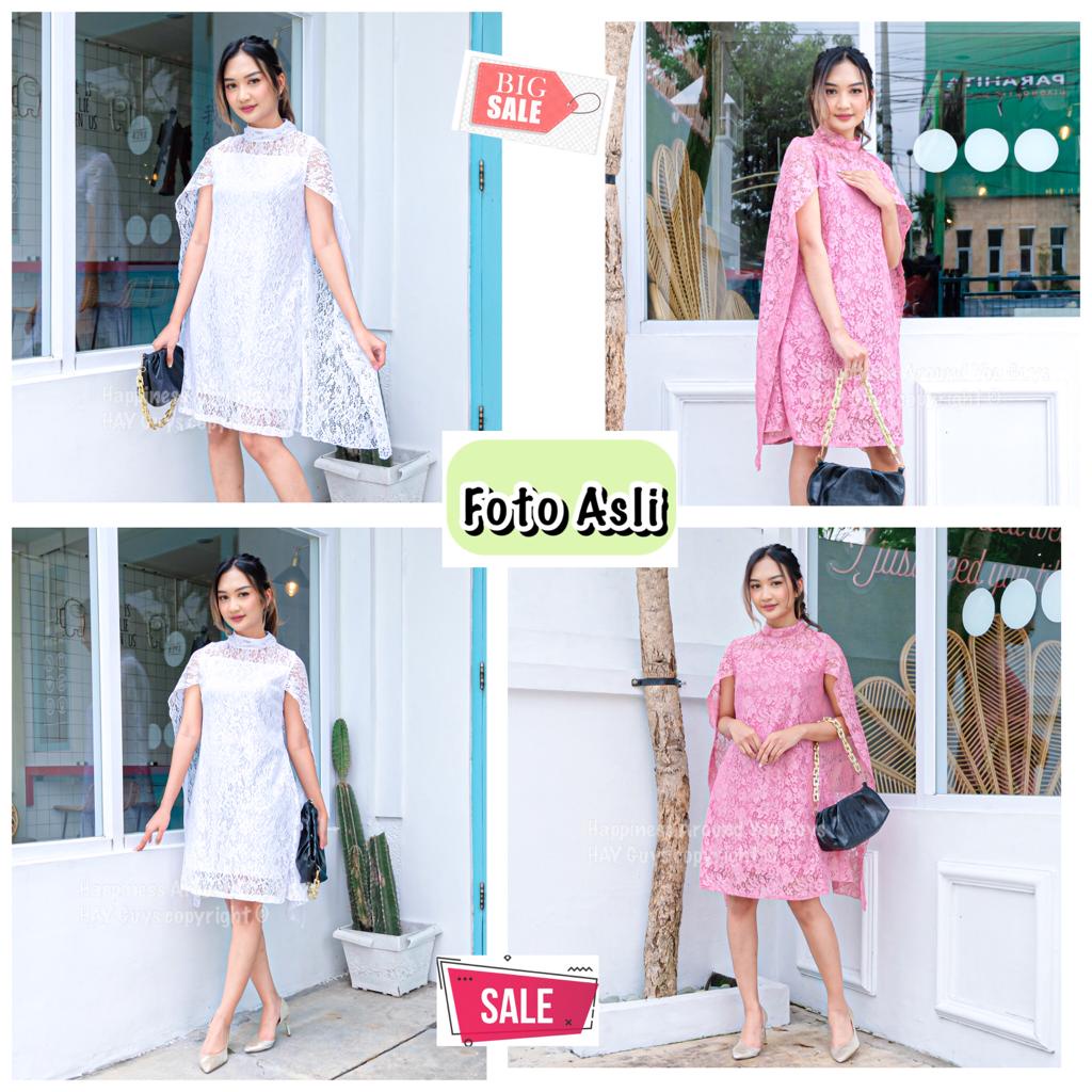 Baju Pesta Kondangan DIJAMIN FOTO ASLI Gaun Kondangan Mewah Elegan Baju Brokat Wanita Dress Batik Br