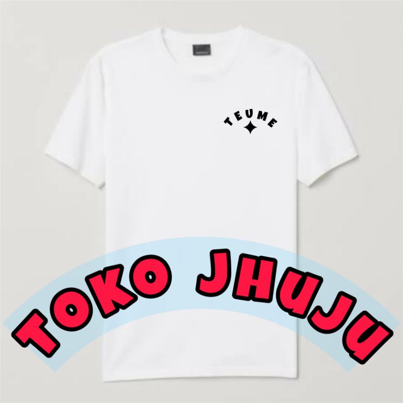 Baju T shirt Treasure style Teume Logo kecil