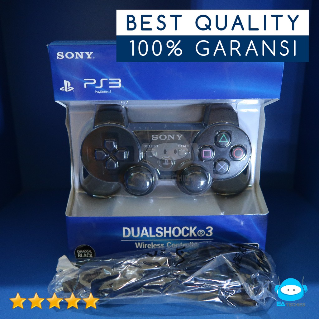 Dualshock 3 / Stick PS3 / Joystick PS 3 / Gamepad Wireless Original Dengan Kabel USB Dualshock 3