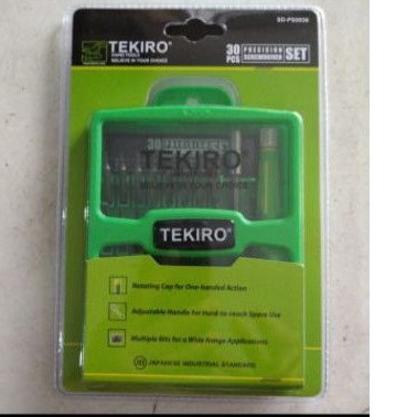 obeng set presisi obeng jam 30 pcs Tekiro obeng mini