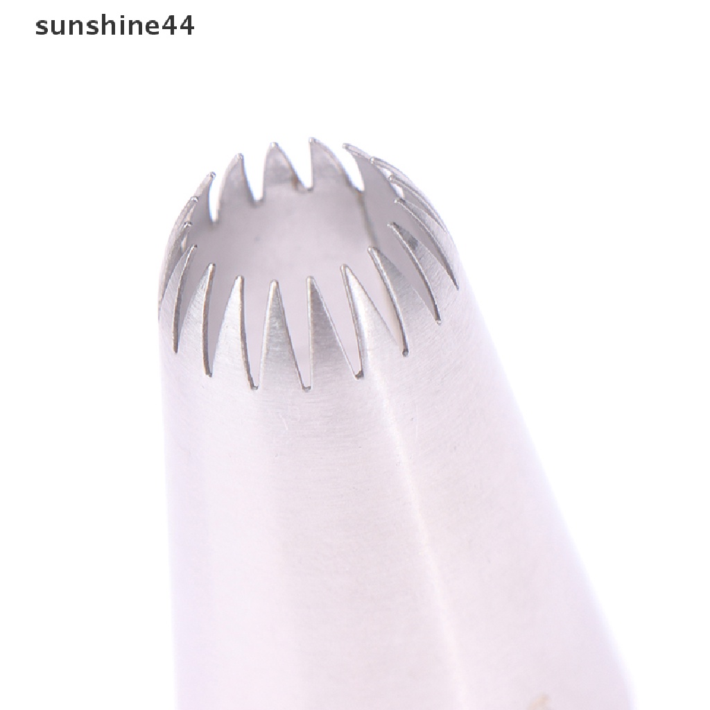 Sunshine 1Pc Spuit Piping 18 Gigi Untuk Dekorasi Kue / Pastry DIY