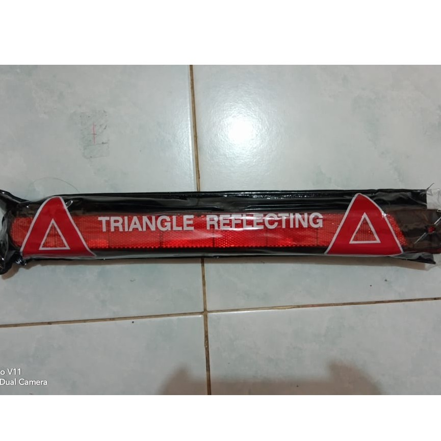 Segitiga Pengaman Mobil Reflektor / Rambu Darurat / Rambu Segitiga / Triangle Reflecting