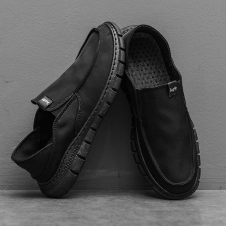 TBIG [COD] Sepatu Pria SUPER SLIP ON Sepatu Import Murah Pria Sekolah Kuliah Kerja