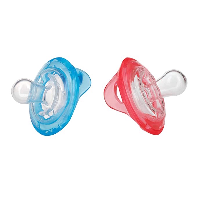 NUBY 1PK SILICONE CHERRY PACIFIER MEDIUM 6-12 / PACIFIER