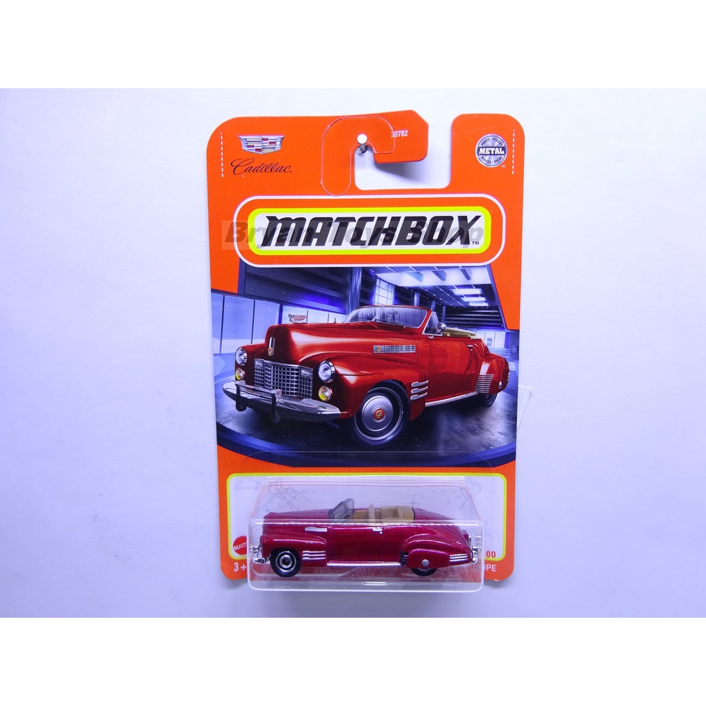 Matchbox 1941 Cadillac Series 62 Convertible Coupe Merah