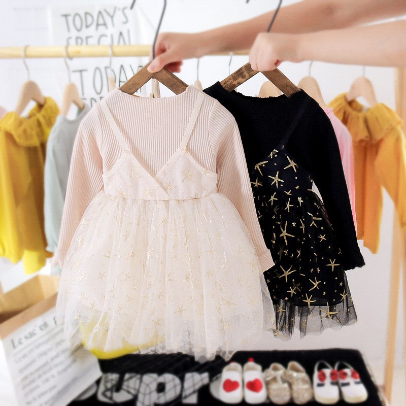 CHUBBI 30 Dress Anak Bayi Perempuan Stary Stary Night