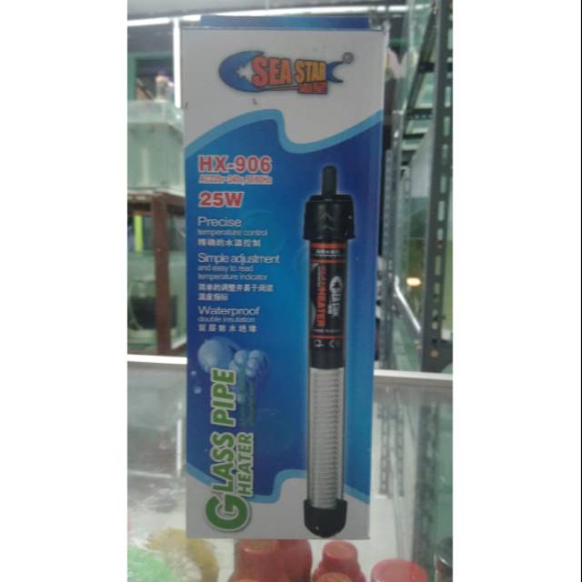 Heater aquarium/pemanas air aquarium/sea star HX-906