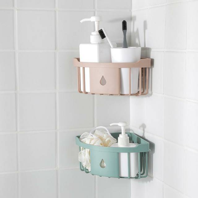 UNNISO - Bathroom Storage Rack / Triangle Storage Rack Kamar Mandi