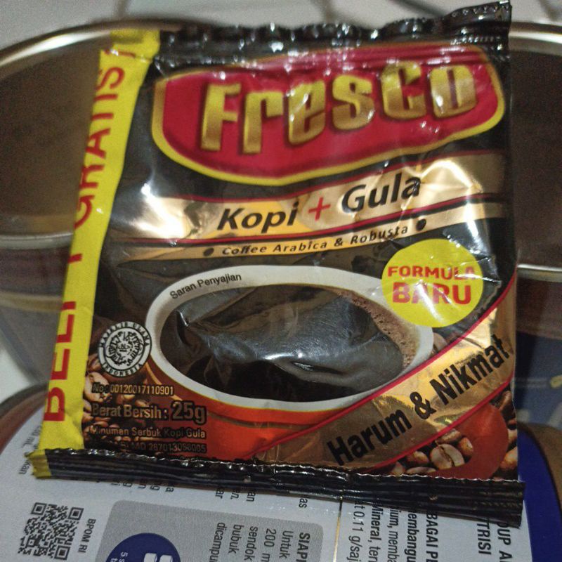 

fresco kopi + gula sachet buy 1 get 1