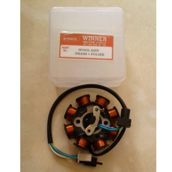 SPUL ASSY + PULSER UNTUK MOTOR SMASH