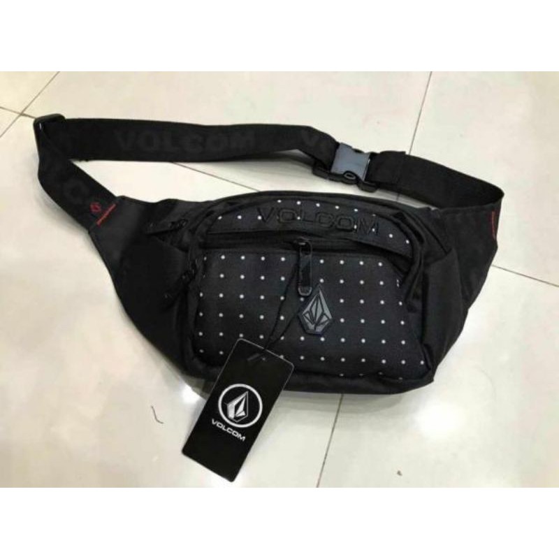 Tas slempang VOLCOM, tas sleempang kece, tas slingbag pria, tas volcom original