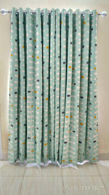 Gorden Blackout Blazer Pita Jendela Pintu Ukuran L100 X 200 12 Semokring (6 Gelembung) Murah